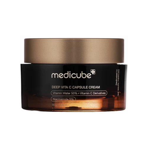 Medicube Deep Vita C Capsule Cream - Rozjaśniająco-Ujędrniający Krem do Twarzy, 55g
