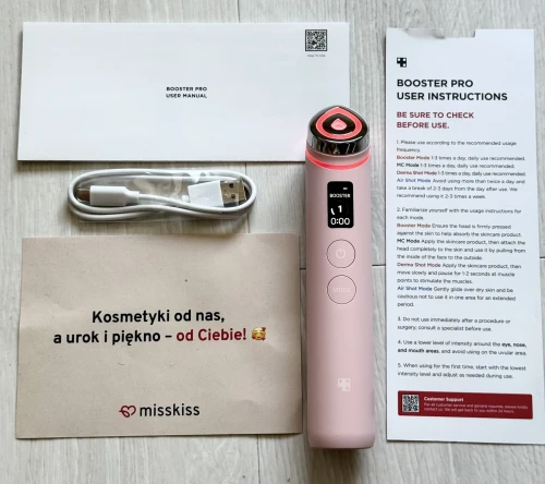 Medicube Age-R Booster Pro Pink Edition Misskiss zawartosc