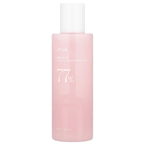 Anua Peach 77% Niacin Conditioning Milk - Wzmacniające Mleczko do Twarzy z 77% Ekstraktem z Brzoskwini, 150ml