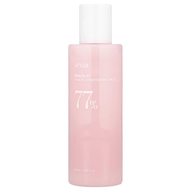 Anua Peach 77% Niacin Conditioning Milk - Wzmacniające Mleczko do Twarzy z 77% Ekstraktem z Brzoskwini, 150ml
