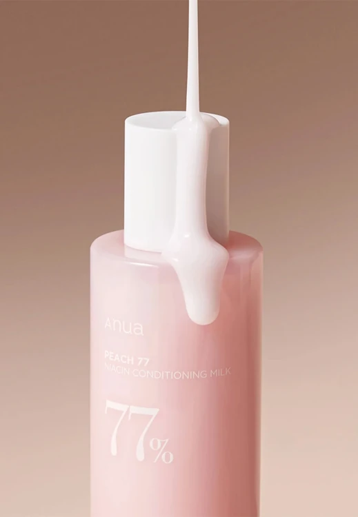 Anua Peach 77% Niacin Conditioning Milk - Wzmacniające Mleczko do Twarzy z 77% Ekstraktem z Brzoskwini 2