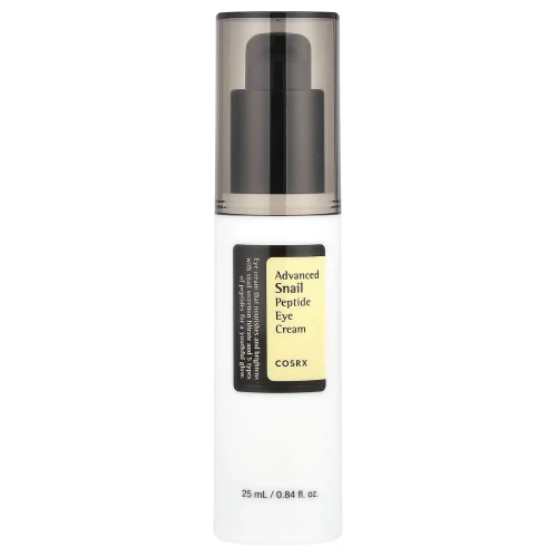 COSRX Advanced Snail Peptide Eye Cream - Lekki Krem Nawilżająco-Odżywczy pod Oczy ze Śluzem Ślimaka, 25ml