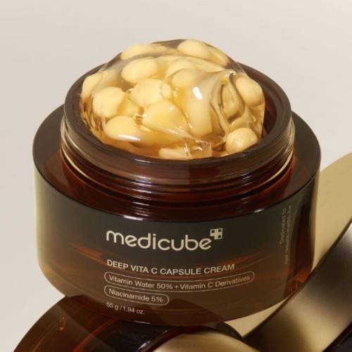 Medicube Deep Vita C Capsule Cream - Rozjaśniająco-Ujędrniający Krem do Twarzy, 55g 1