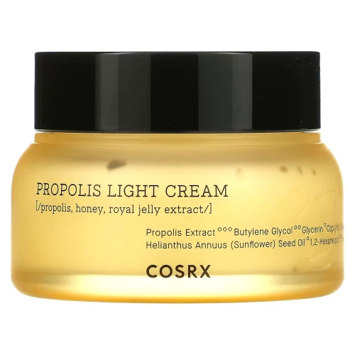 COSRX Propolis Light Cream - Lekki Krem na Bazie Ekstraktu z Propolisu, 65ml