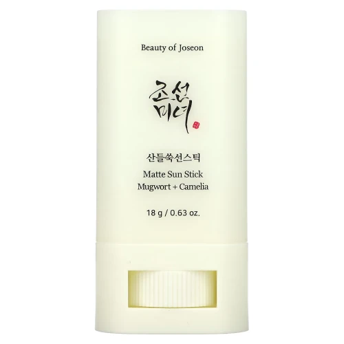 Beauty of Joseon Matte Sun Stick Mugwort + Camelia SPF50+/PA++++ - Matowy Sztyft Przeciwsłoneczny, 18g