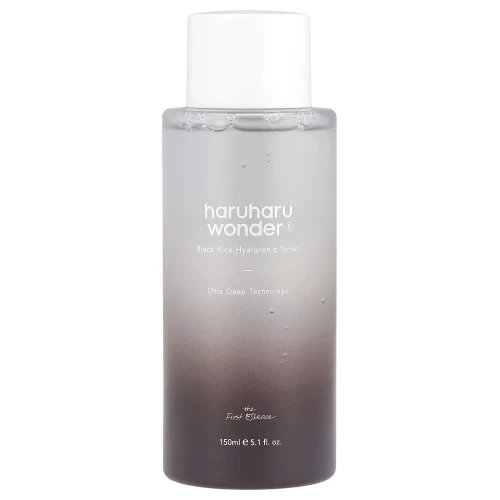 Haruharu Wonder Black Rice Hyaluronic Toner - Nawilżający Tonik do Twarzy z Fermentem Ryżowym, 300ml