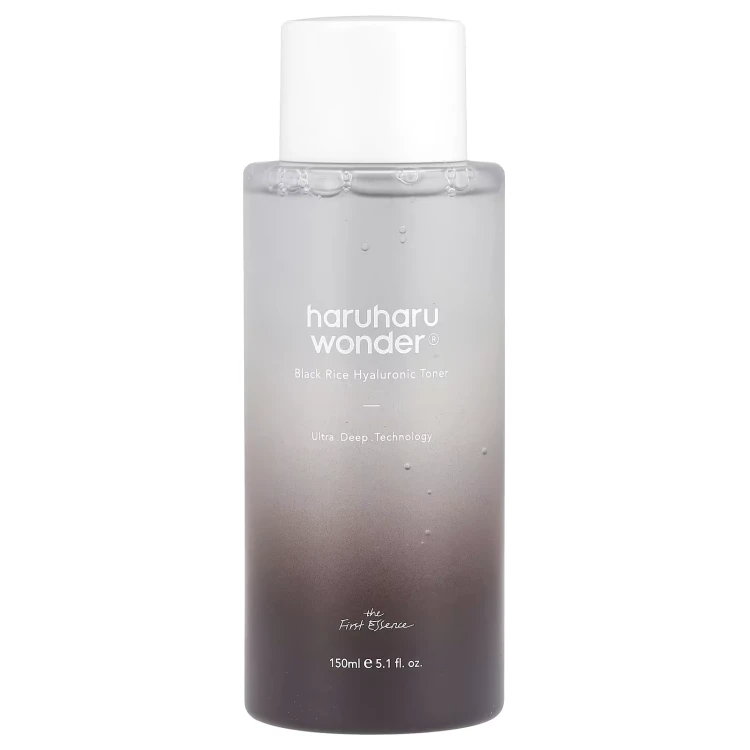 Haruharu Wonder Black Rice Hyaluronic Toner - Nawilżający Tonik do Twarzy z Fermentem Ryżowym, 300ml