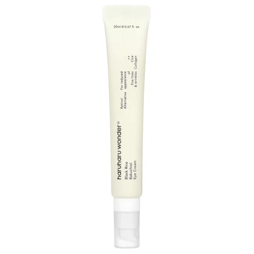 Haruharu Wonder Black Rice Bakuchiol Eye Cream - Przeciwzmarszczkowy Krem pod Oczy z Bakuchiolem, 20ml