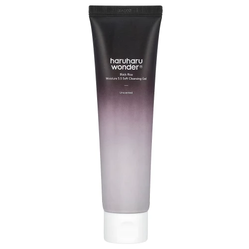 Haruharu Wonder Black Rice Moisture 5.5 Soft Cleansing Gel - Żel do Twarzy z Fermentem Ryżowym, 100ml