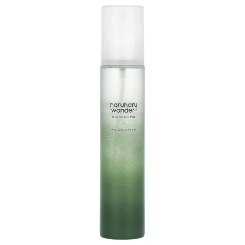 Haruharu Wonder Black Bamboo Mist - Nawilżająca Mgiełka do Twarzy z Ekstraktem z Liści Bambusa, 150ml