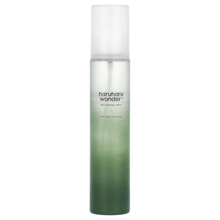 Haruharu Wonder Black Bamboo Mist - Nawilżająca Mgiełka do Twarzy z Ekstraktem z Liści Bambusa, 150ml