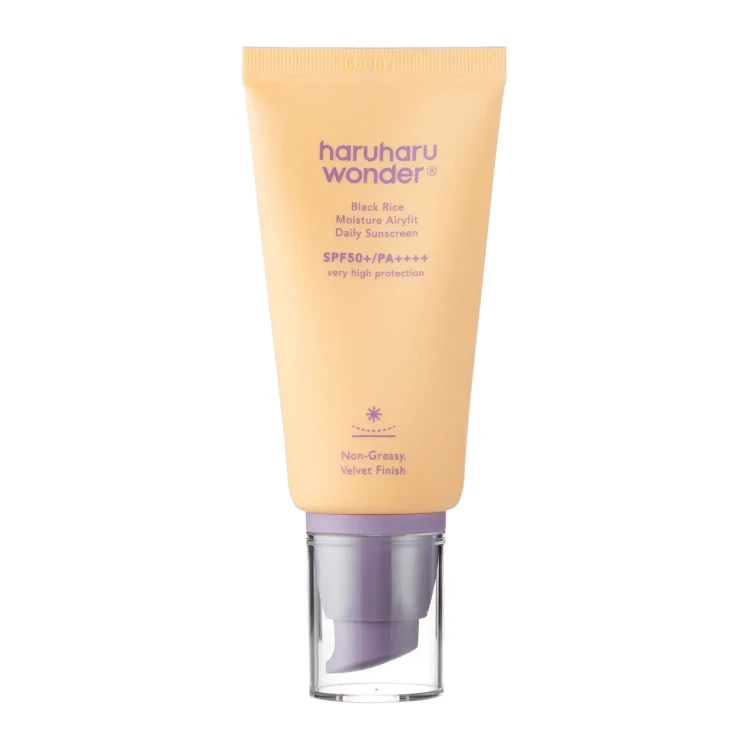 Haruharu Wonder Black Rice Moisture Airyfit Daily Sunscreen SPF50+/PA++++ - Nawilżający Krem z Filtrem, 50ml