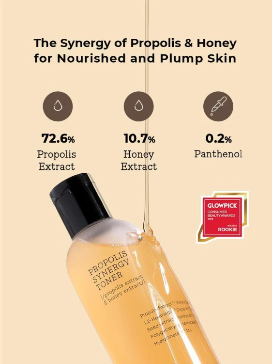 COSRX Full Fit Propolis Synergy Toner - Łagodzący Tonik z Propolisem, 150ml 3